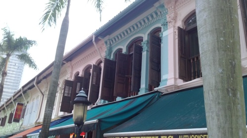 Adorable shop front buildings near Arab Street