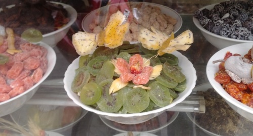 Delightful dried fruit arrangement